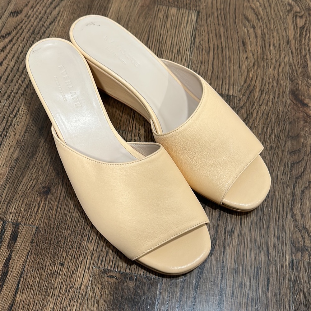 Everlane the wedge leather sandals size 9 1/2 (fits 8 1/2) - Picture 4 of 8